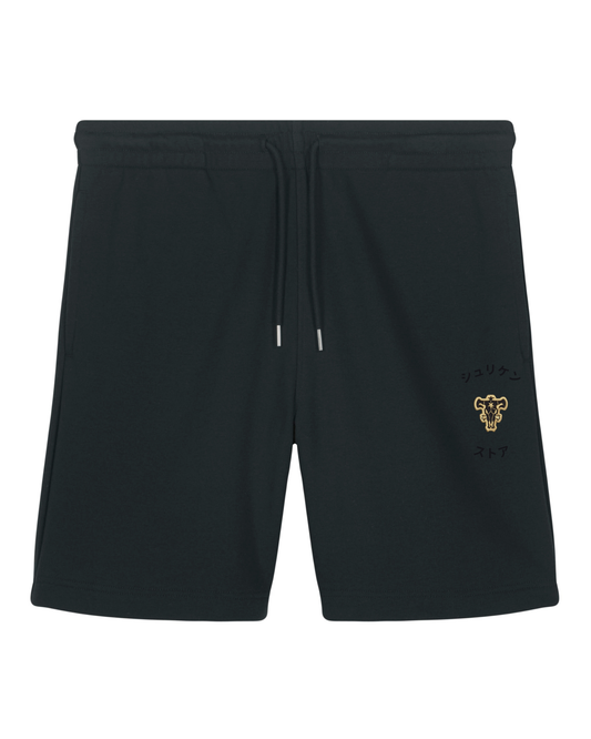 Short Brodé Taureau Noir