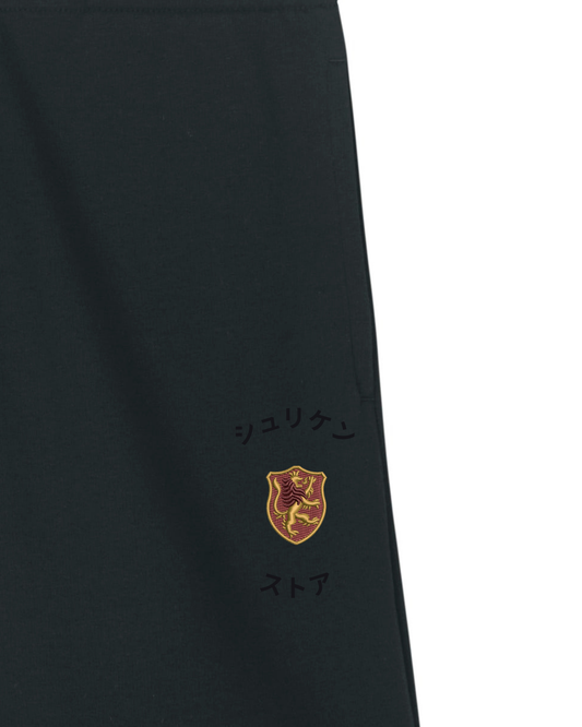 Short Brodé Lion Flamboyant
