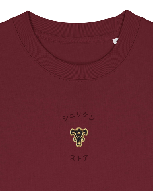 Crewneck Brodé Taureau Noir